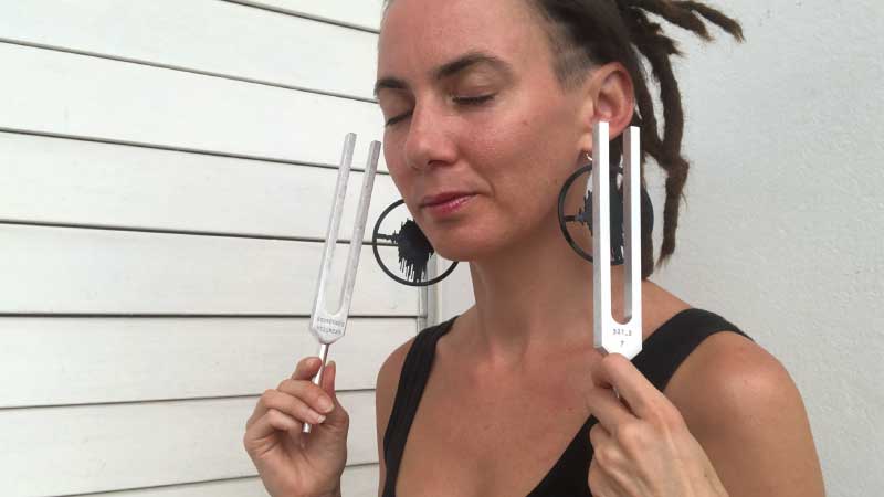 tuning forks for self healing